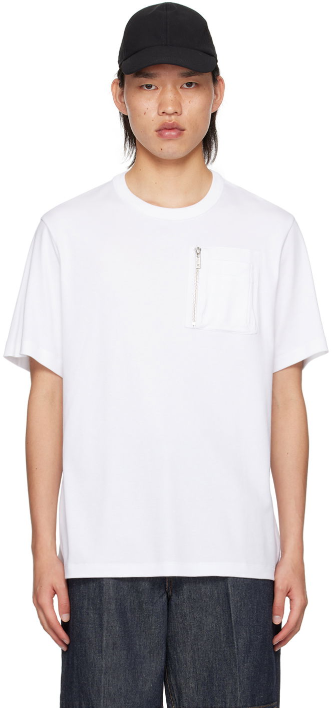 Tričko Helmut Lang Utility Pocket T-Shirt Biela | O04HM596, 0