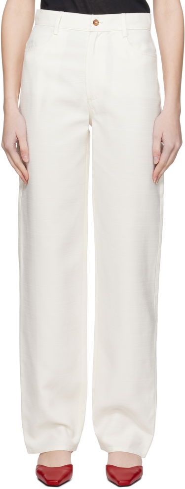 Nohavice Loulou de Saison Loulou de Saison Ardea Trousers Biela | ARDEA, 0