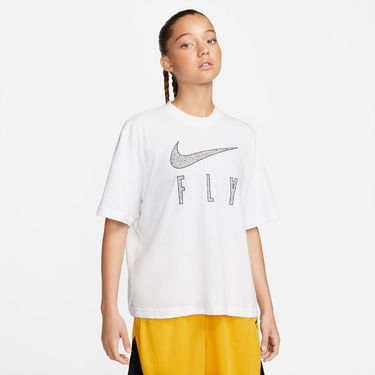 Tričko Nike Dri-FIT Swoosh Fly Boxy Tee Biela | DV2373-100, 0