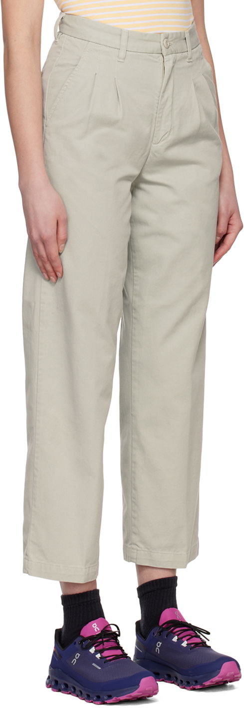Nohavice Carhartt WIP Cara Pleated Trousers Béžová | I029802, 1