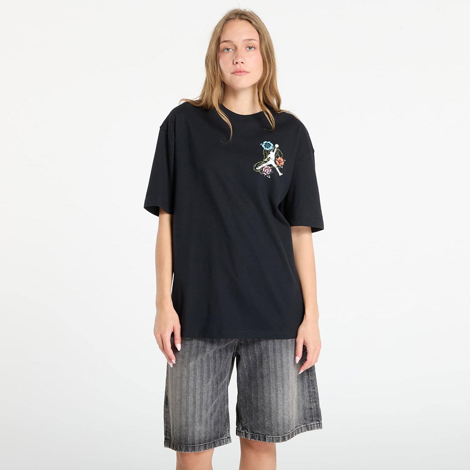 Tričko Jordan Jordan Flight Oversized Graphic T-Shirt Čierna | IH2382-010, 0