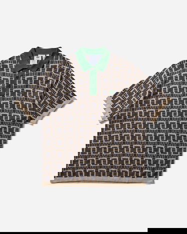 Polo tričko adidas Originals BRAIN DEAD Knit Polo Shirt Béžová | JN7151, 1