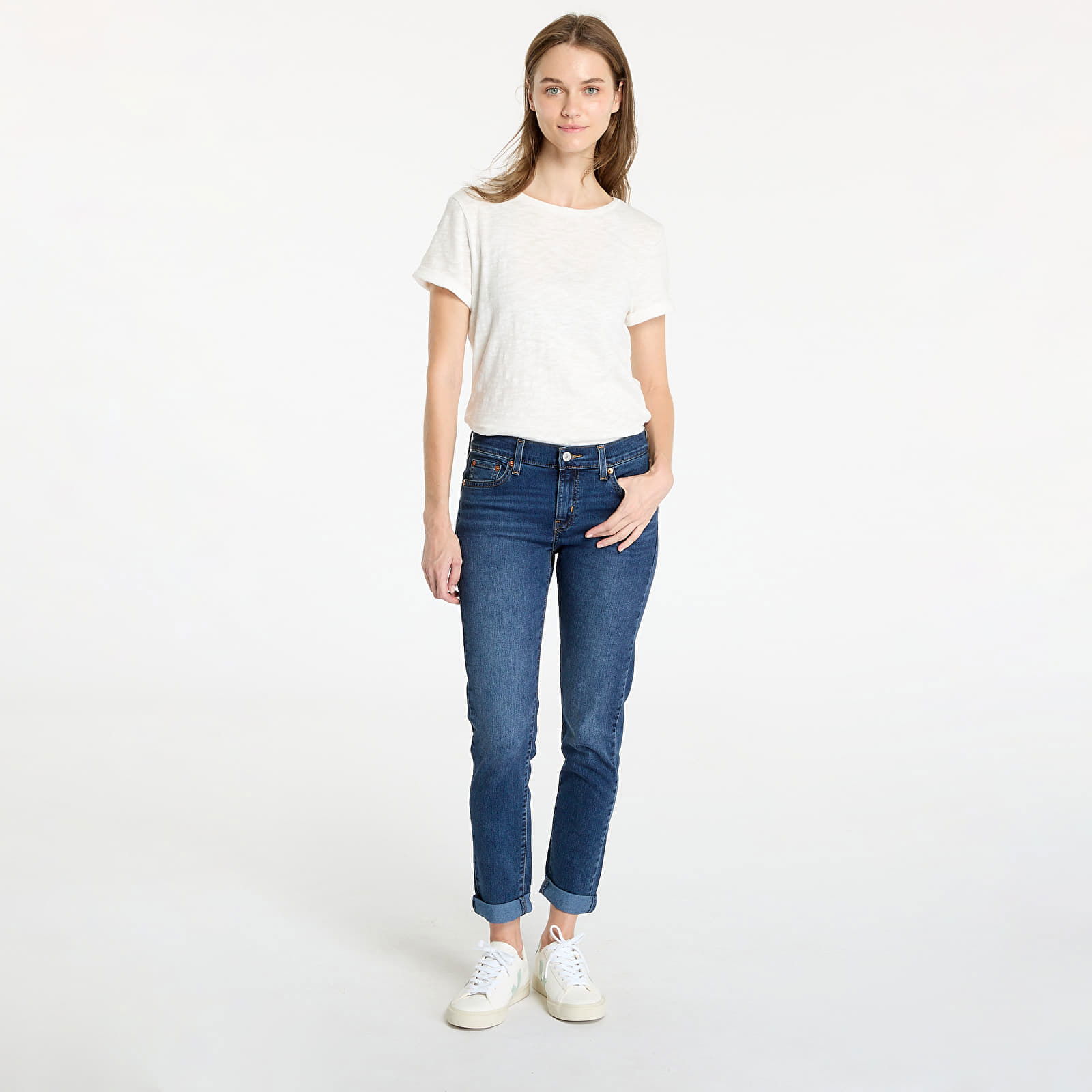 Stellar Stretch Boyfriend Jeans Blue