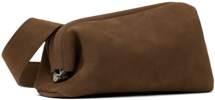 Taška cez rameno OSOI Slide Leather Shoulder Bag Hnedá | 24FWB010167048, 1