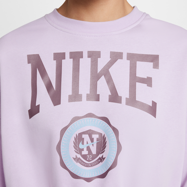 Mikina Nike Nike Sportswear Club Fleece Crewneck Sweatshirt Fialová | HJ3373-537, 3