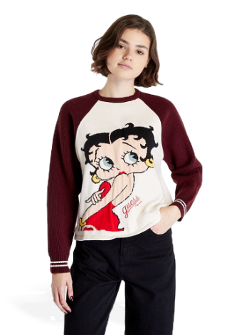 GUESS Betty Boop Intarsia Sweater W2BR02Z3120-F0J1