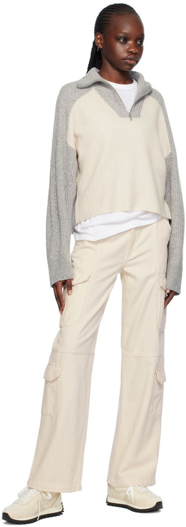 Cargo nohavice rag & bone Cailyn Denim Cargo Pants Béžová | WDD23H2960FCEC, 3