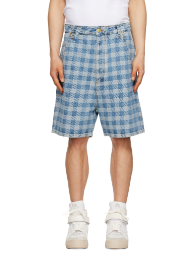 Šortky AMI Alex Denim Shorts Modrá | HSO600.DE0010