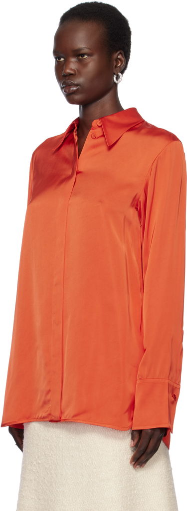 Košeľa Jil Sander Jil Sander Sateen Shirt Oranžová | J02DL0246_J65022, 3