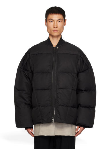 Bunda Rick Owens Paneled Down Jacket Čierna | RU02C7788 THD3