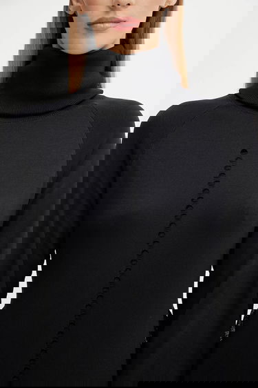 Šaty Y-3 Y-3 Maxi Hooded Knit Dress Čierna | JX2300, 3