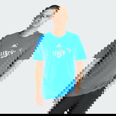 Tričko adidas Performance UEFA EURO24™ Italy Modrá | IT9318, 0