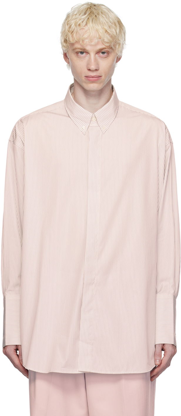 Košeľa AMI Button Down Shirt Ružová | USH129.CO0048, 0
