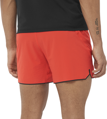 Šortky Salomon SENSE AERO 5 SHORTS Červená | lc2275000, 1