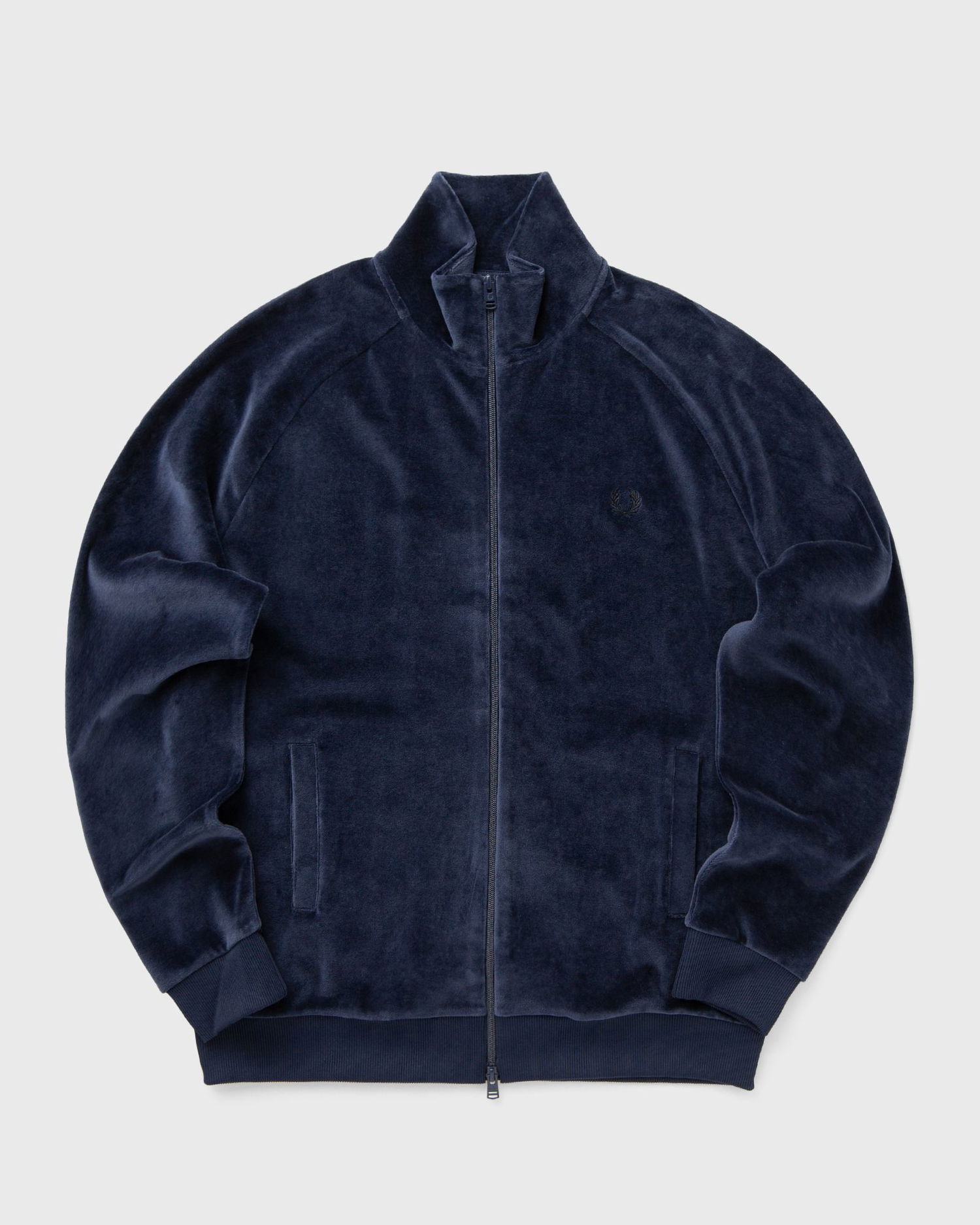 Mikina Fred Perry Velour Track Jacket Navy | J8555-395, 0
