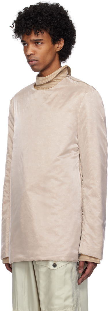 Sveter Dries Van Noten Dries Van Noten Organza Long Sleeve Top Béžová | 251-020746-1256, 3