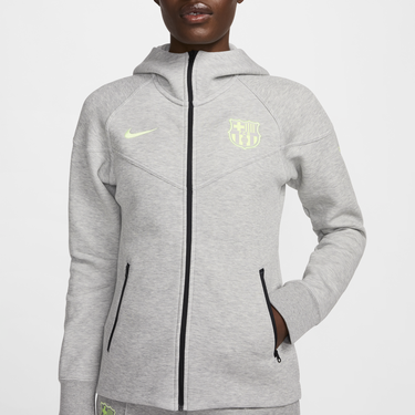 Mikina Nike FC Barcelona Tech Fleece Windrunner Šedá | FN8443-065, 4