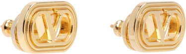 Náušnice Valentino Valentino Garavani Oval Metal Earrings Metalická | 6Y2J0T10MET, 1