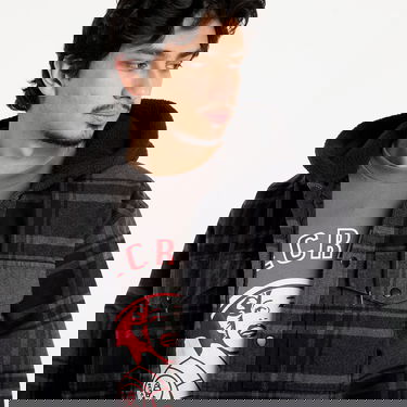 Bunda Vans Piedmont Hooded Plaid Shirt Jacket Šedá | VN000P7VQFY1, 1