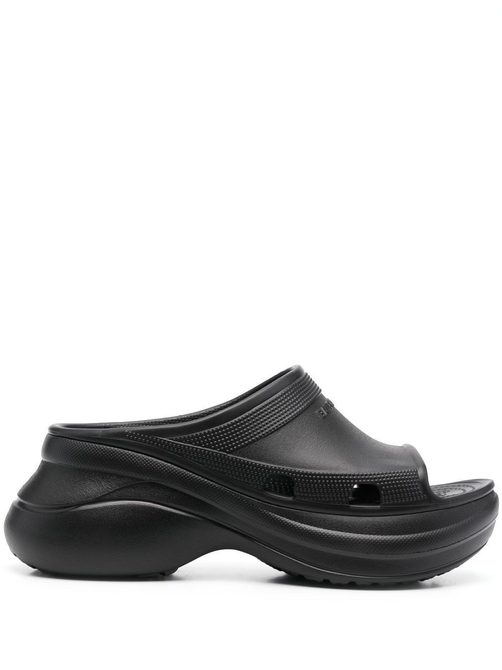 Tenisky a topánky Balenciaga Crocs x Pool Slide Sandals Black W Čierna | 677389W1S8E1000, 0