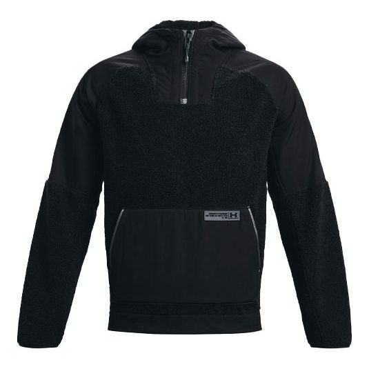 Mikina Under Armour Mission Boucle Anorak Hoodie Čierna | 1366094-001