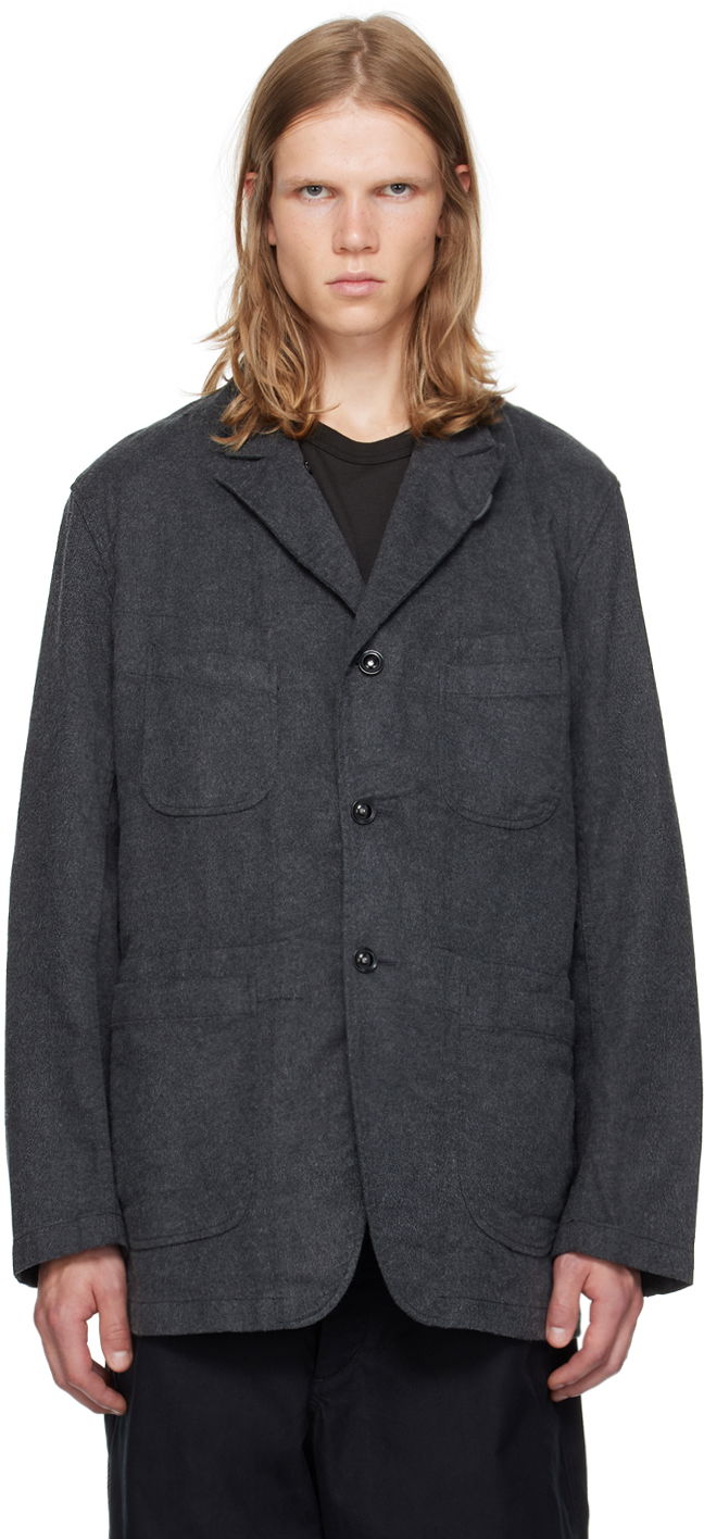 Oblečenie Engineered Garments Gray Bedford Blazer Zelené | 24F1D005, 0