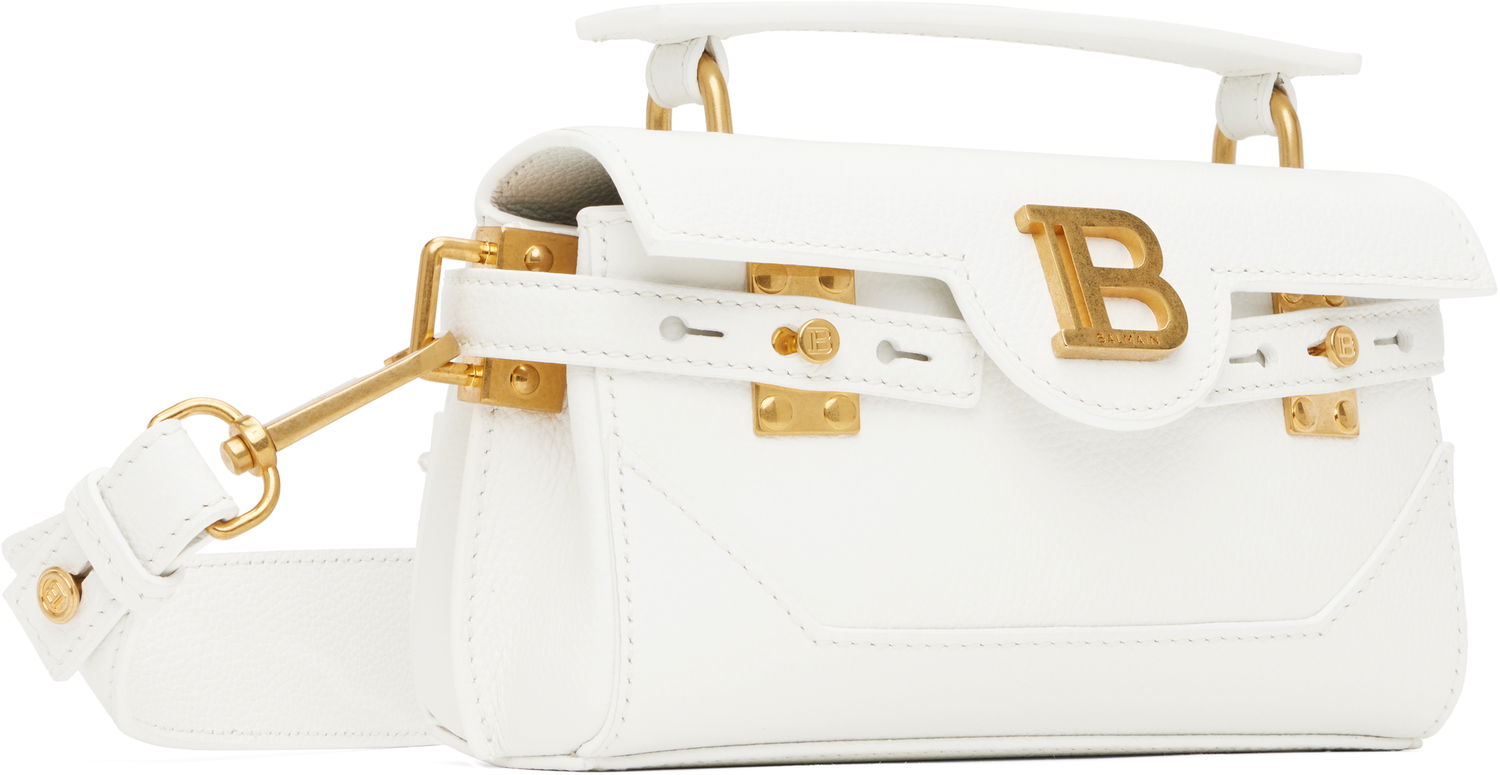 Kabelka Balmain Balmain B-Buzz 19 Mini Bag Biela | EN1AE742LPOS, 1