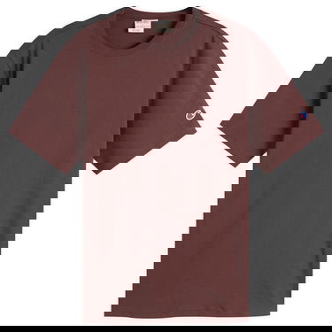 Tričko Champion Reverse Weave Loose Fit T-Shirt, Size Large Hnedá | 220761-MS571, 0
