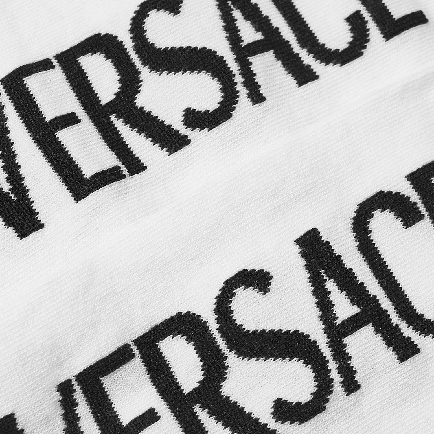 Spodná bielizeň a ponožky Versace Men's Logo Sock White/Black Biela | 1008835-1A07875-2W020, 1