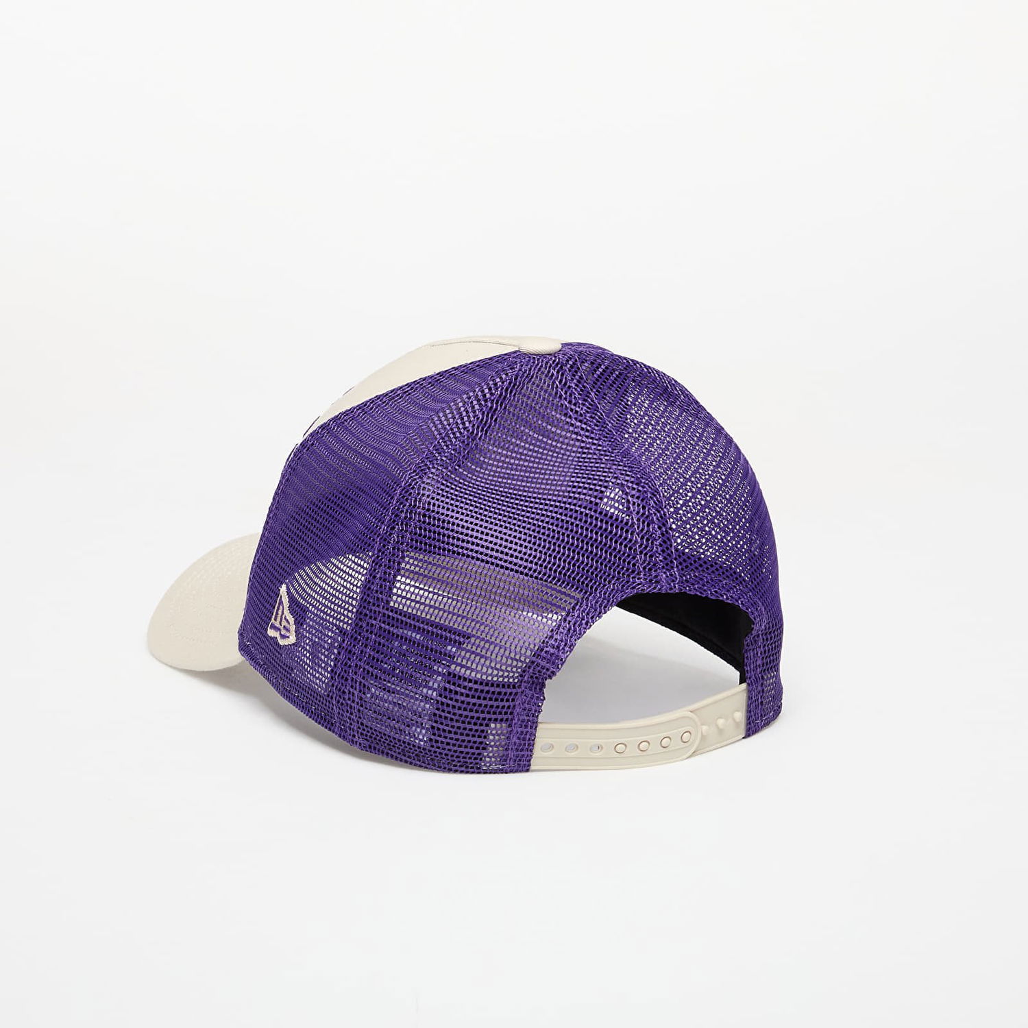 Šiltovka New Era Los Angeles Lakers NBA Script 9FORTY E-Frame Trucker Adjustable Cap Béžová | 60667568, 1