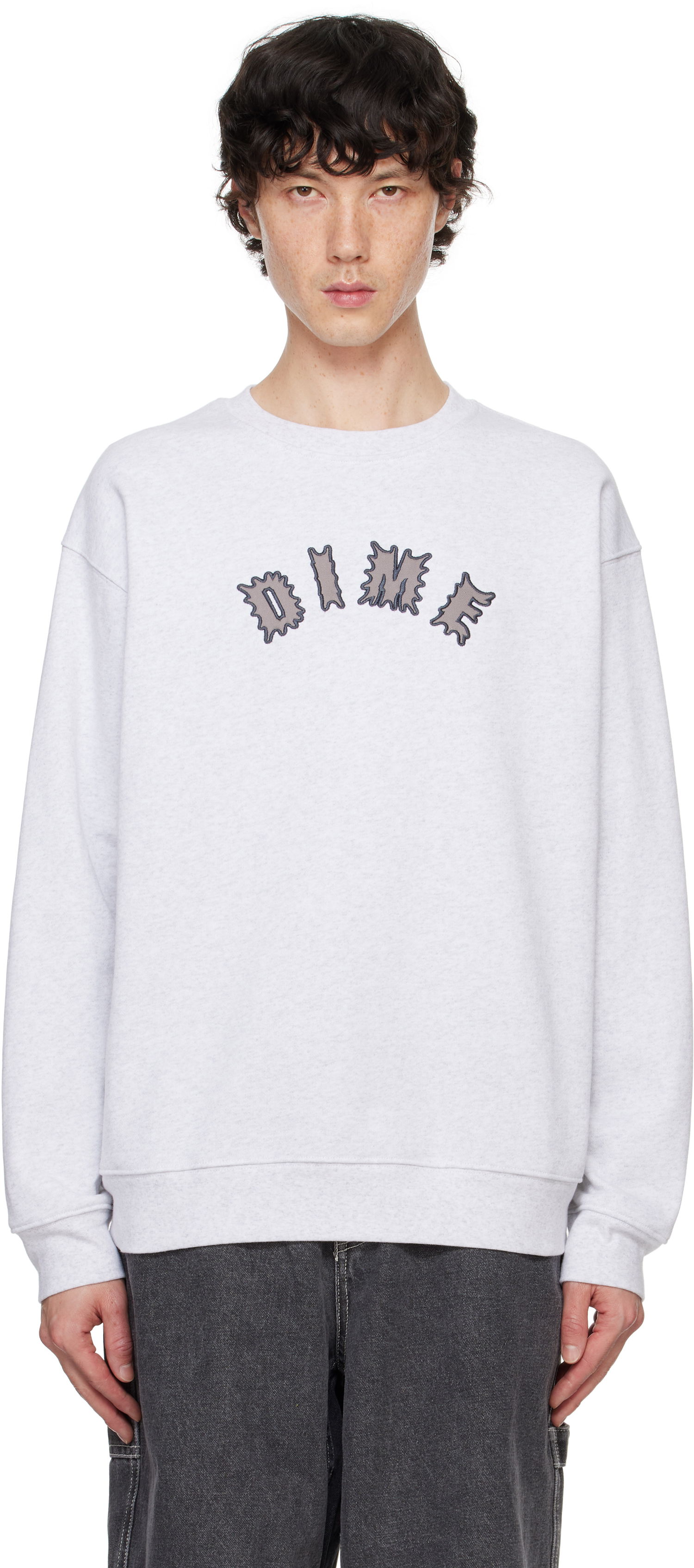 Sveter Dime Gray Choppers Sweater Šedá | DIMEFA2418ASH, 0