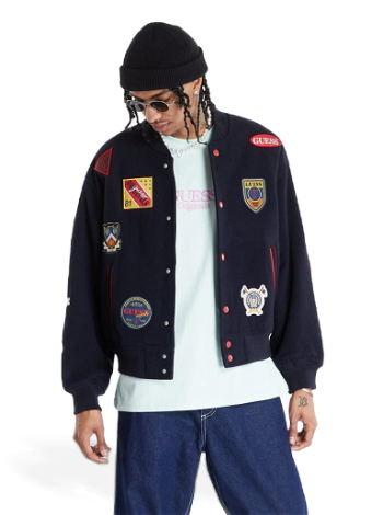 GUESS Patch Bomber Jacket M1RN04WEFY0-G7EG