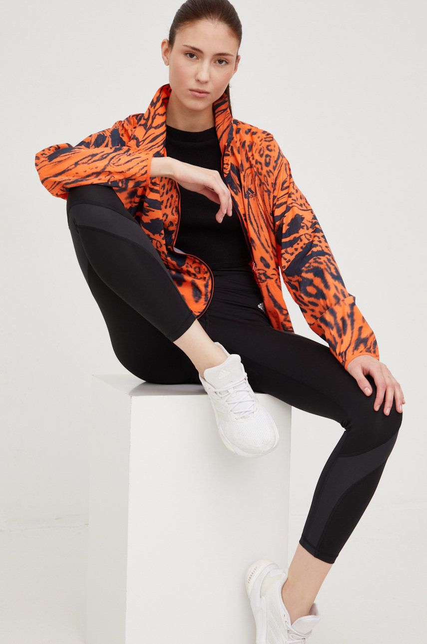 Vetrovka adidas Performance adidas Performance Essentials Hiit Printed Training Leggings Oranžová | HC8931, 0