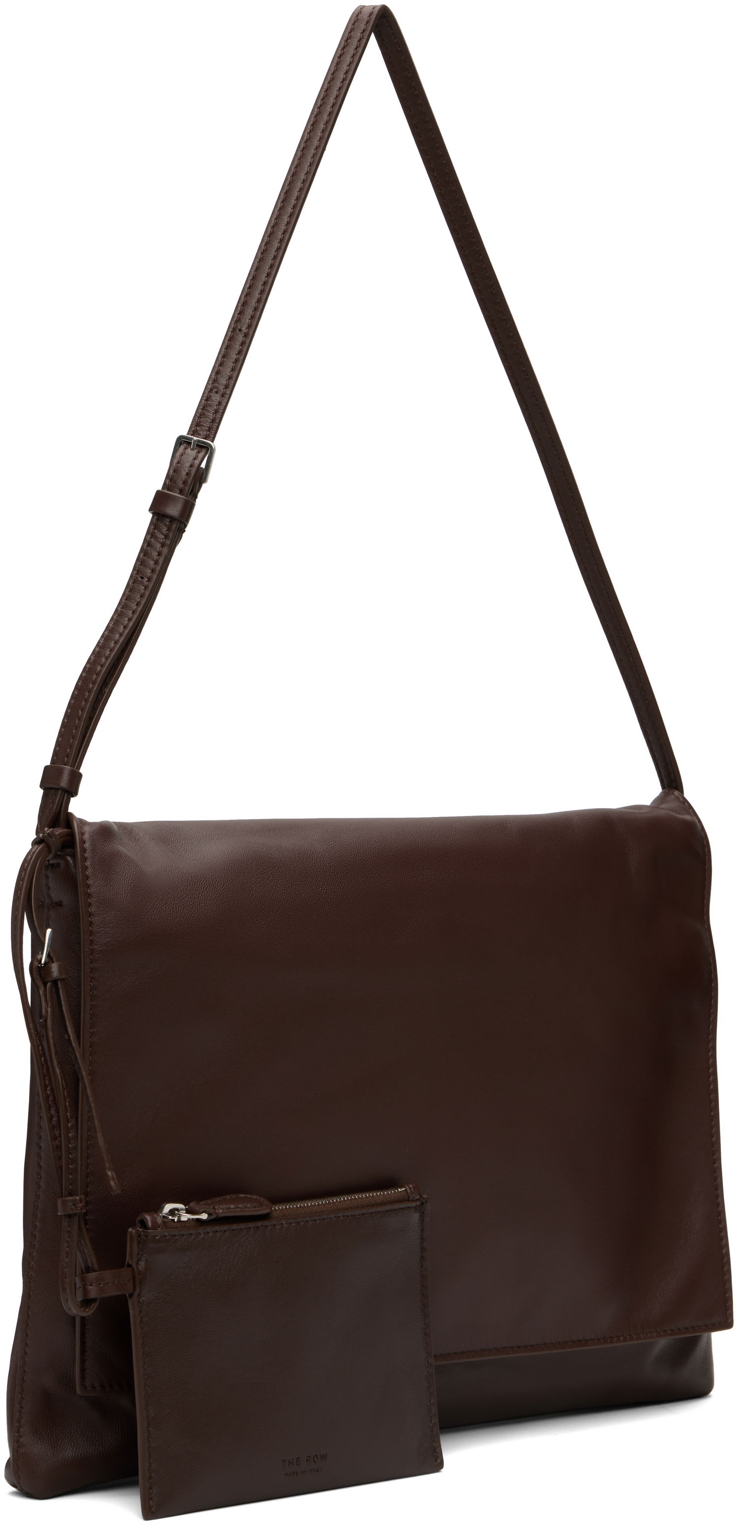 Taška cez rameno The Row The Row Nan Shoulder Bag Hnedá | W1811-L614, 1