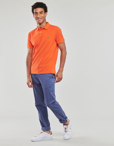 Polo tričko Polo by Ralph Lauren Cotton Polo Shirt Tee Oranžová | 710680784326, 2