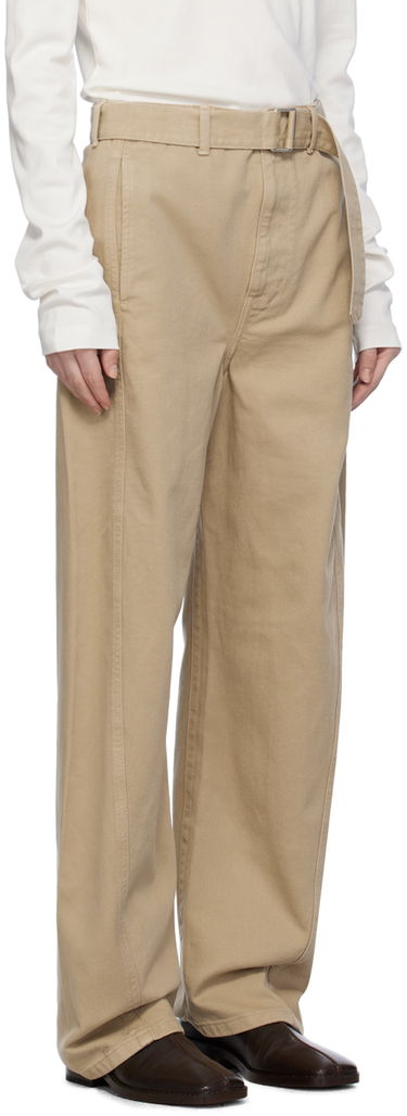 Cargo nohavice LEMAIRE Lemaire Exclusive Wide-Leg Trousers Béžová | PA326 LD1001, 1