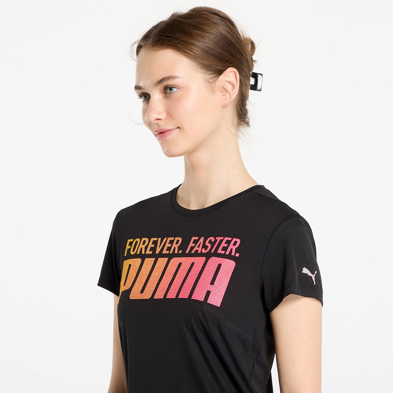 Tričko Puma Run Favroites Forever Faster Graphic Tee Black Čierna | 52614401, 1