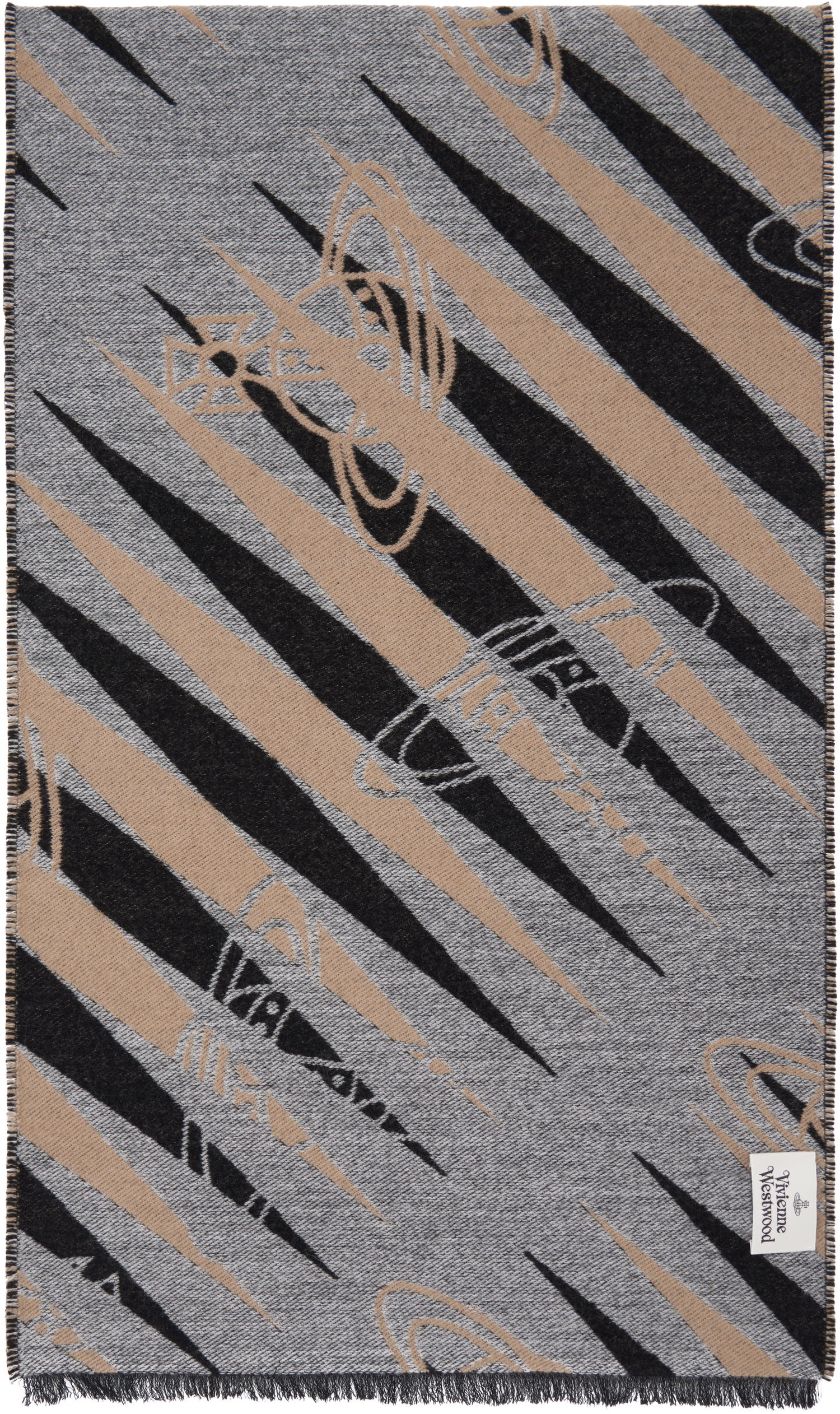 Šál Vivienne Westwood Scarf Béžová | 8103013B-W00Z7-, 1