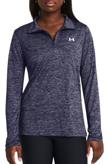 Mikina Under Armour Tech 1/2 Zip Sweatshirt Navy | 1384225-410, 0