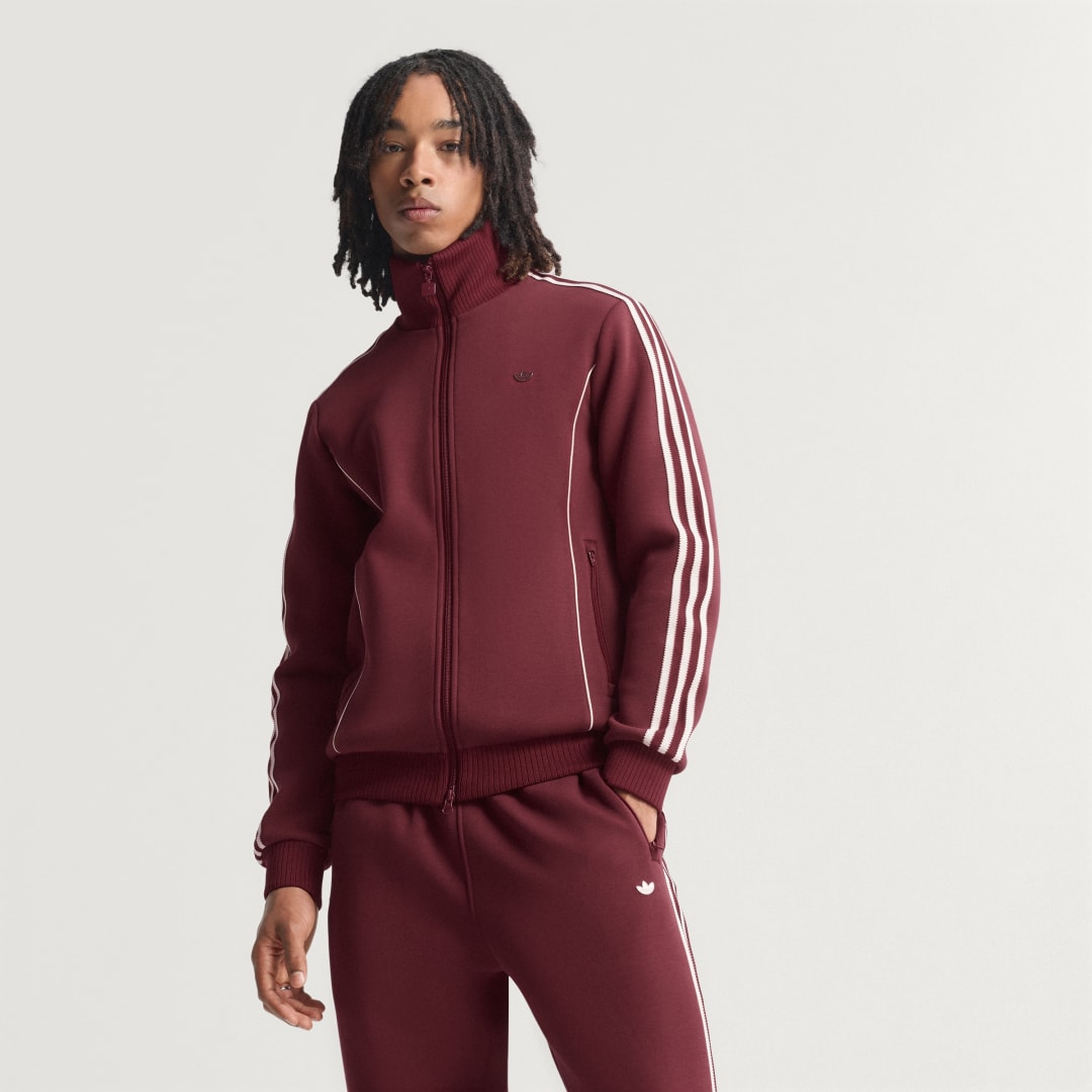 Súprava adidas Performance Premium Sport Track Jacket with Piping Details Vínová | JY2738, 0