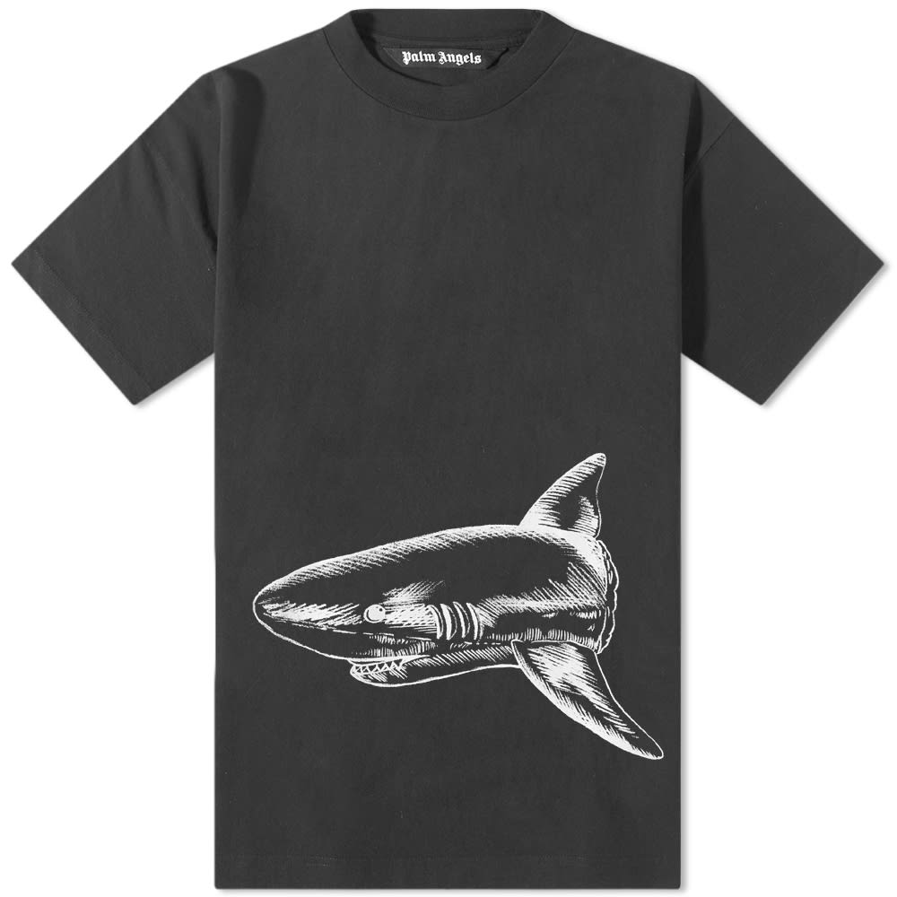 Tričko Palm Angels Broken Shark Tee Čierna | PMAA001S23JER0011003, 0