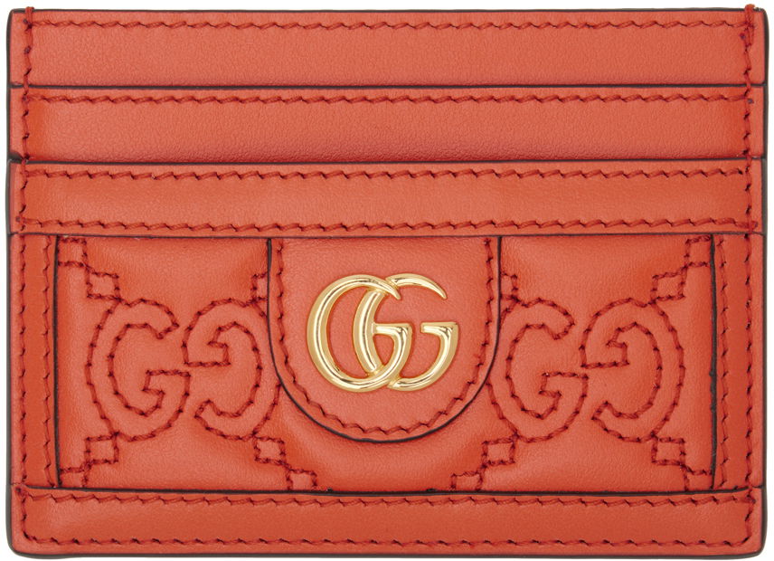 Peňaženka Gucci Embossed Červená | 723790 UM8IG, 0