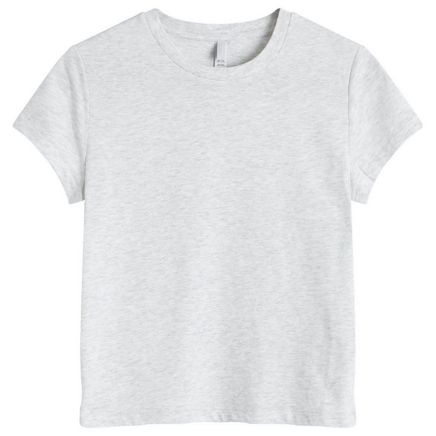Crop Top SKIMS Relaxed Fit Shrunken T-Shirt Šedá | SS-STT-6128W-LHG, 0