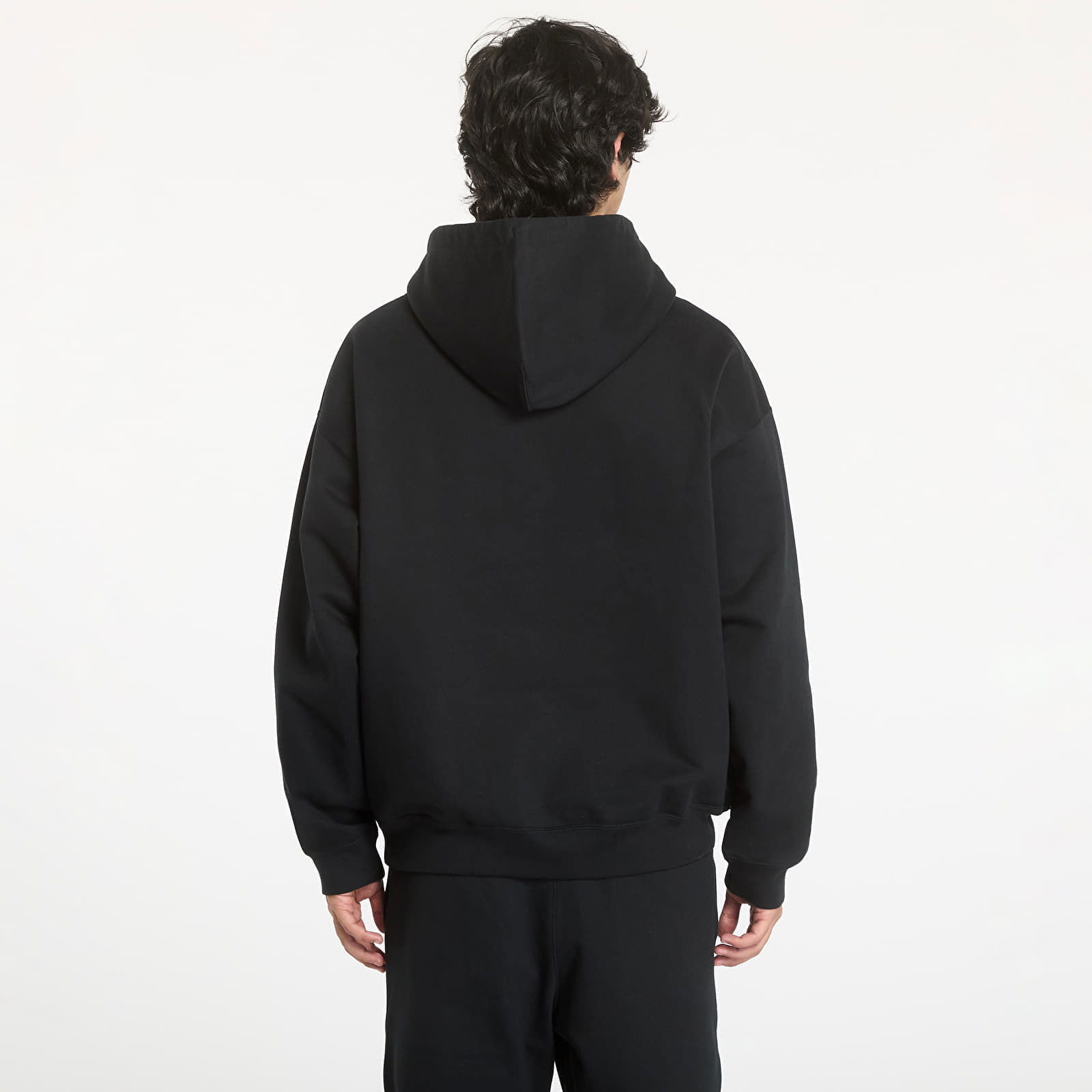 Brushed Terry Hoodie UNISEX Black