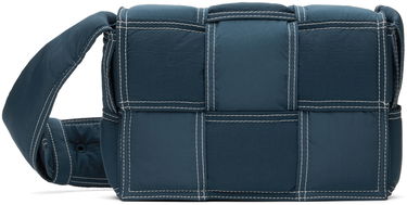 Taška cez rameno Bottega Veneta Bottega Veneta Small Padded Tech Cassette Bag Modrá | 795675 V4GT1 3493, 0