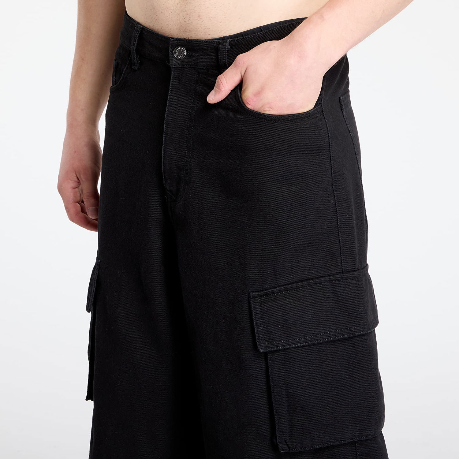 Šortky Karl Kani Karl Kani Og Baggy Twill Shorts Čierna | PD00005500, 1