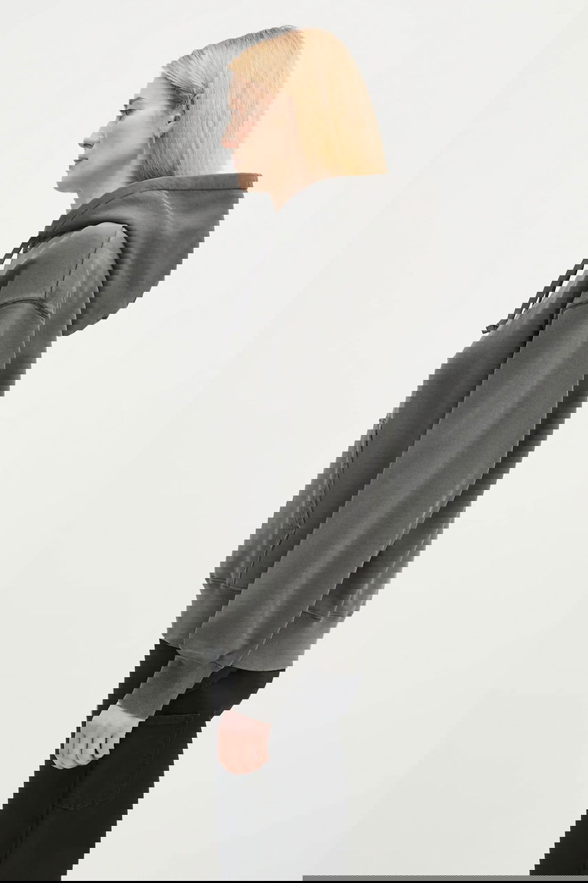 Mikina Carhartt WIP Washed Hooded Lumo Sweat with Kangaroo Pocket Šedá | I034375.89GD, 1