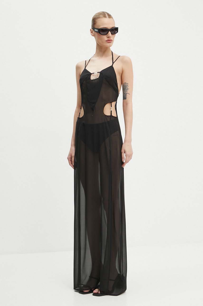 Šaty HELIOT EMIL Sheer Maxi Dress Čierna | PREAW24.W.11.058.BLK01, 0
