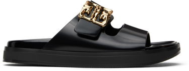 Doplnky Givenchy Givenchy 4G Liquid Flat Sandals Čierna | BE309UE2CF001, 0