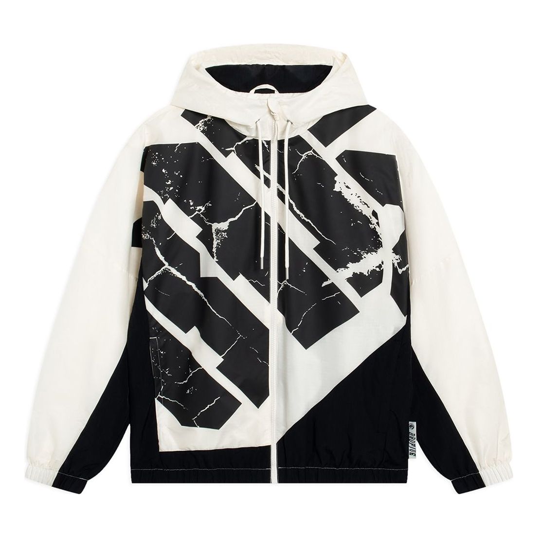 Vetrovka Li-Ning BadFive Woven Hooded Windbreaker Biela | AFDT059-3, 0